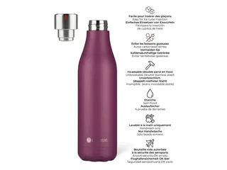 Thermosfles Les Artistes Paris 750ml Raspberry - 2