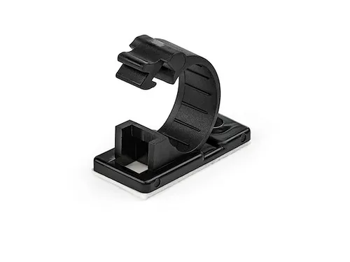 Zelfklevende Kabelmanagement Clips 12mm zwart 100 stuks