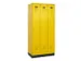 armoire vestiaire noir et blanc,HxlxP 1950x900x500mm,3compart.