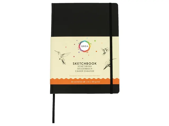 Tekenboek Qrea A4 80 vel 100gr