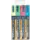 Securit Krijtmarker Medium, Etui Met 4 Stuks Assorti Kleuren