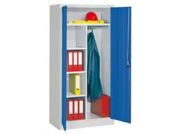 dossier-/kledingkast,HxBxD 1950x1000x600mm,RAL7035,front RAL5010