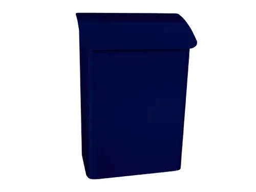 Wandbrievenbus Lugon Blauw Staal
