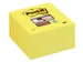 Memoblok 3M Post-it 2028 Super Sticky 76x76mm kubus neon geel