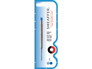 Balpenvulling Sheaffer medium zwart blister à 1 stuk - 1