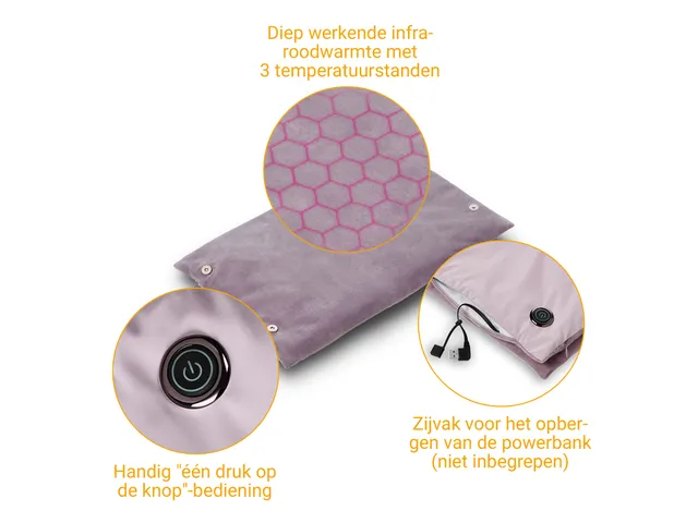 Medisana OL 400 draadloze Handwarmer Roze