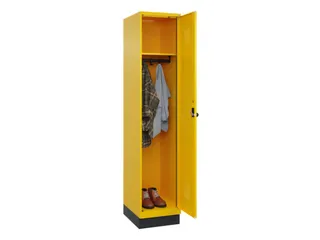 locker,HxBxD 1950x400x500mm,1vak,vak B 400mm,draaigrendel,sokkel - 1