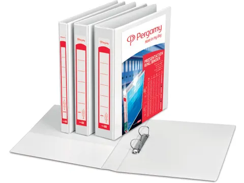 Personaliseerbare Ringmap A4 2 D-ringen Van 25mm Wit