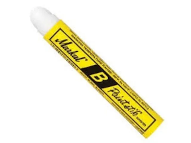 Verfmarker B wit, doos à 12 stuks