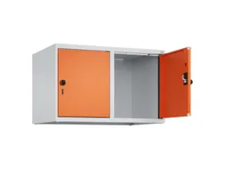 opzetkast,v. locker,2vak.,vak B 400mm,HxBxD 500x800x500mm,draaigrendel