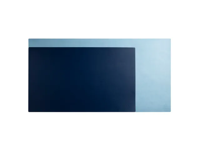 Sous-main souple PU 40x80cm marine/ciel