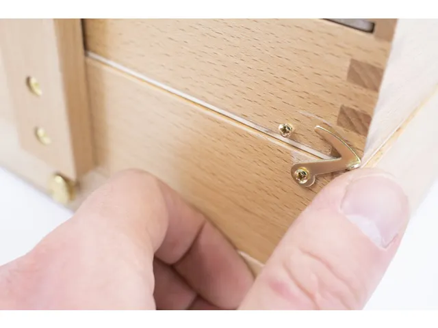 Multifunctionele gereedschapskist Kangaro 3 lagen, 4 laden beukenhout