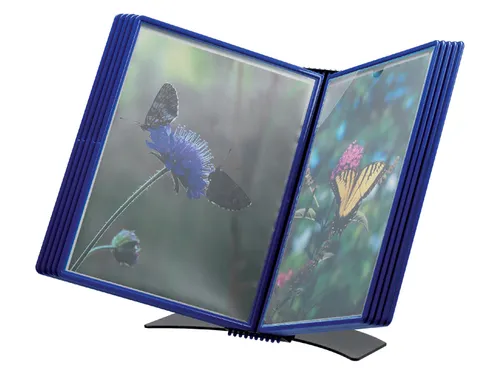 Bureaustandaard Djois Flex-O-Frame Premium A4 10-tassen blauw
