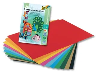 Folia Gekleurd Tekenpapier A4 Assorti - 1