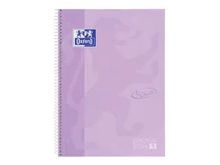 Notitieboek Touch Europeanbook A4+ lijn 80v Pastel Paars - 1