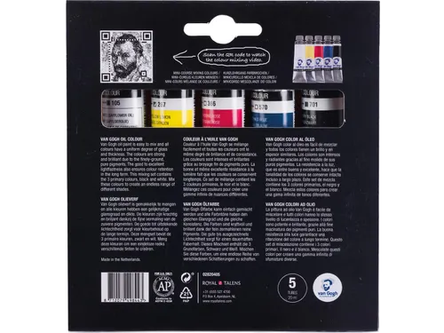 Olieverf, Primaire Mengset Van 5 X 20 Ml
