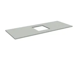 werkblad,BxD 1600x800mm,v. paktafel,blad lichtgrijs