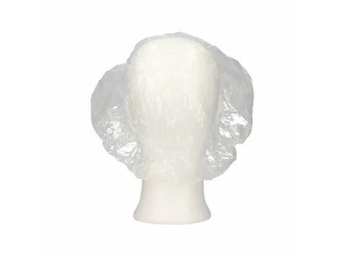 Douche cap PE transparant 52 cm 100 stuks