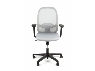 Bureaustoel EN1335 Linea Grace 01 grijs/grijs met 1D armleuning - 2