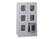Armoire Multicases Portes Vitrées Hxlxp 1187X630X500Mm 6Cases Largeur