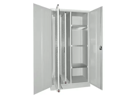 verticale kast,HxBxD 1950x1000x600mm,RAL7035,front RAL7035