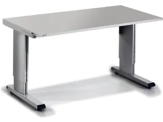 Werktafel Staalbuis 700-1100x1800x800mm Hoogte Verstelbaar Inbus Grijs - 1