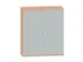 Kantoorkast 1150x1000x430mm Romp Beuken Decor Front Lichtgrijs