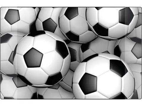 Bureauonderlegger Kangaro PP 38x58cm dessin voetballen