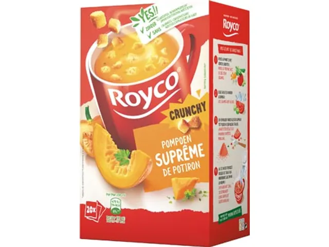 Minute Soup Pompoensuprême Met Croutons Doos 20 Stuks
