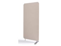 geluidabsorberende scheidingswand HxB 1600x800mm wand beige voeten