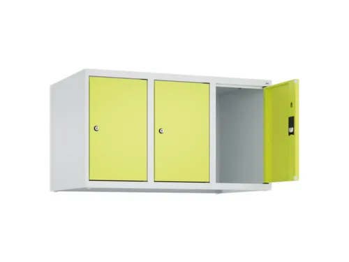 opzetkast,v. locker,3vak.,vak B 300mm,HxBxD 500x900x500mm,vleugeldeur