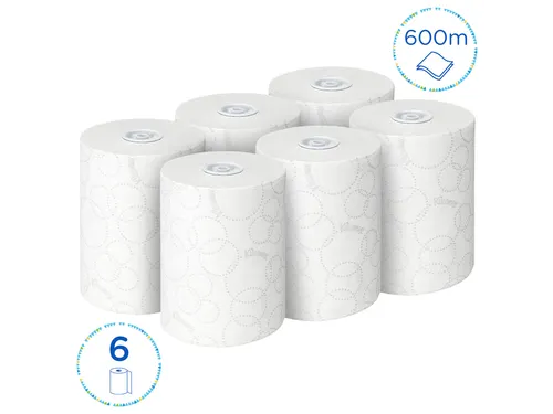 Handdoekrol Kleenex Ultra Slimroll 2-laags 100m wit 6781
