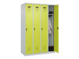 locker,HxBxD 1850x1200x500mm,4vak,vak B 300mm,draaigrendel