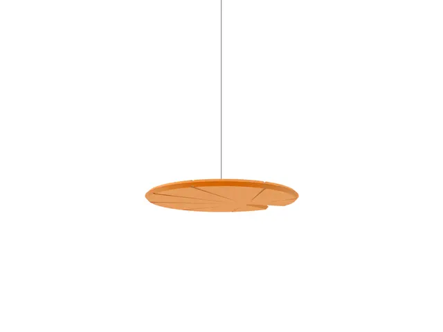 Plafondpaneel Rocada Forest 109x109 cm horizontaal oranje
