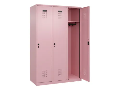 locker,HxBxD 1850x1200x500mm,3vak,vak B 400mm,draaigrendel