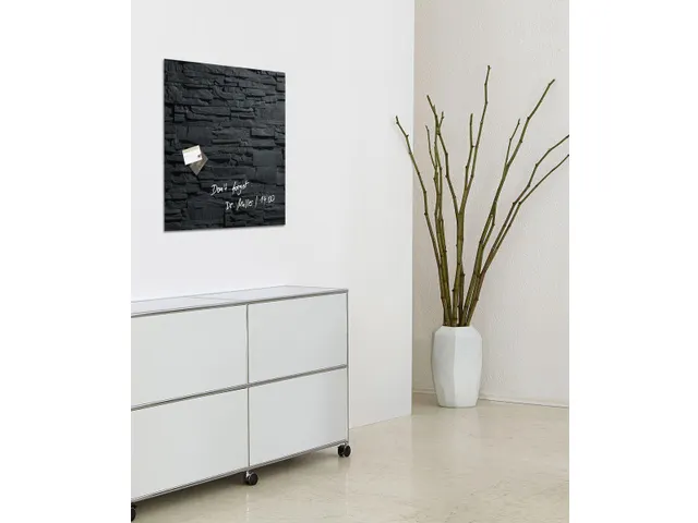 Glasbord Sigel 48x48cm Leisteen Design