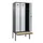 locker met bank,HxBxD 2120x900x815mm,3vak,vak B 300mm,cilinderslot
