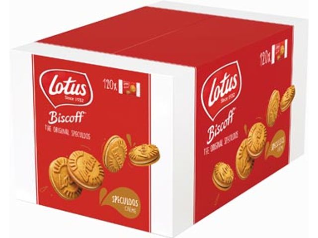 Lotus Biscoff speculoos fourrés, display de 16 pièces avec 5