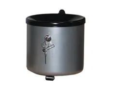 Veiligheidswandasbak Zilver 2.4 liter 145x150mm Kantelbaar Slot