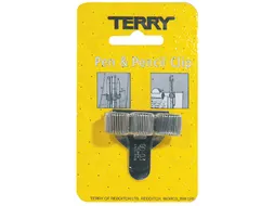 Terry Clip Tbv 3 Pennen/potlood Zilverkleurig