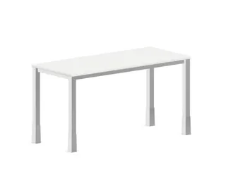 In hoogte verstelbaar bureau,HxBxD 720-840x1400x600mm,Bl-wit - 2