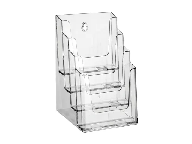 Folderhouder Europel 4 vaks A5 transparant