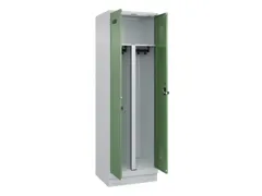 PBM-locker,HxBxD 1950x600x500mm,2vak,vak B 300mm,draaigrendel