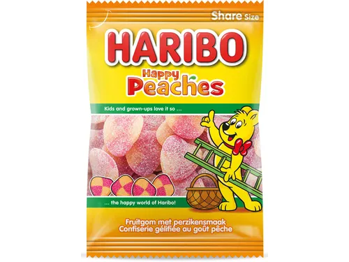 Haribo perziken zak van 185 gram