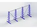 Rayonnage Canitlever Universel Double Face Hxlxp 2000X4050X1090Mm