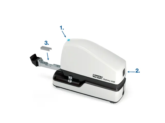 Nietmachine Elektrisch Rapid Optima 60E 60vel Zwart/Zilver