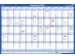 Jaarplanner 2026 Legamaster 1 persoon 90x60cm horizontaal gelamineerd