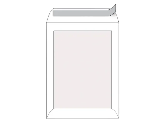 Envelop Quantore Bordrug P185 185X280Mm 120Gr Wit Zelfklevend