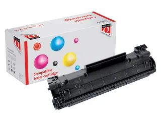 Tonercartridge Quantore alternatief tbv HP CB436A 36A zwart - 1