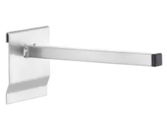 universele houder,v. sleufplaat,hoekig,L 300mm,RAL7016